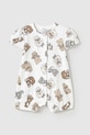 Mayoral Newborn salopete bebelusi din bumbac Produs pentru bebe alb 1754.2G.Newborn.PPYH