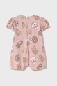 Бавовняний ромпер для немовлят Mayoral Newborn 1754.2G.Newborn.PPYH рожевий SS25
