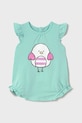 Хлопковый ромпер для младенцев Mayoral Newborn 3 шт 1758.2S.Newborn.PPYH бирюзовый SS25