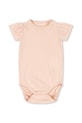 Konges Sløjd body bawełniane niemowlęce MINNIE PUFF SLEEVE BODY GOTS Produkt niemowlęcy różowy KS103148
