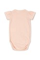 Konges Sløjd body din bumbac pentru bebelusi MINNIE PUFF SLEEVE BODY GOTS KS103148 roz SS25