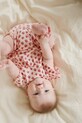 Konges Sløjd rampers niemowlęcy CHLEO FRILL ROMPER OCS Produkt niemowlęcy różowy KS103198