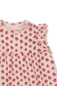 Konges Sløjd rampers niemowlęcy CHLEO FRILL ROMPER OCS różowy KS103198