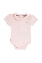 Дитяче бавовняне боді Tommy Hilfiger рожевий KN0KN02034.PPYA