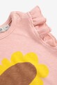 Lány Bobo Choses gyerek body Sunflower 125AB108 narancssárga