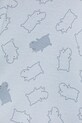 Дівчинка Дитячі бавовняні повзунки United Colors of Benetton 3PWB0T02D.W.Seasonal блакитний