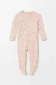 United Colors of Benetton salopete din bumbac pentru bebelusi Produs pentru bebe roz 3PWB0T02D.W.Seasonal