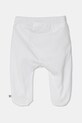 United Colors of Benetton salopete din bumbac pentru bebeluși 2-pack 3PWB0F009.W.Seasonal alb