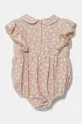 Pamučni bodi za bebe Jamiks BLISS BLISS.org.Ramp.JLH158.G roza SS25