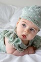 Детское боди из хлопка Jamiks BLISS BLISS.org.Ramp.JLH158.G бирюзовый