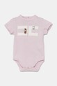 Elisabetta Franchi body din bumbac pentru bebelusi roz ENBD003.0.JF054