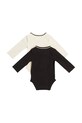 Φορμάκι μωρού Calvin Klein Jeans 2-pack IN0IN00111.PPYA μαύρο SS25