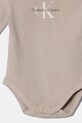 Хлопчик Боді для немовлят Calvin Klein Jeans IN0IN00033.PPYA бежевий