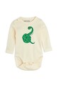 Bavlněné kojenecké body Mini Rodini Snake Kojenecký výrobek béžová 2514010911