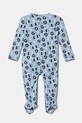 Guess śpioszki bawełniane niemowlęce H5RW01.KA6W0.PPYA niebieski SS25