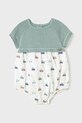 Mayoral Newborn salopete bebelusi din bumbac turcoaz 1604.1E.Newborn.PPYH