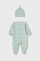 Ползунки и детская шапочка Mayoral Newborn 1706.1C.Newborn.PPYH бирюзовый SS25