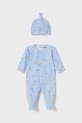 Mayoral Newborn pagliaccetti e cappellino per bambini Planet friendly blu 1706.1C.Newborn.PPYH