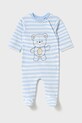 Kombinezon bez rukava za bebe Mayoral Newborn 2-pack 1709.1H.Newborn.PPYH plava SS25