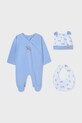 Mayoral Newborn pajacyk niemowlęcy Produkt niemowlęcy niebieski 9907.1A.Newborn.PPYH