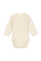 Konges Sløjd body bebe BASIC LS NEWBORN BODY GOTS KS102243 bej SS25