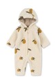 Overal pre bábätká Konges Sløjd JODY TEDDY ONESIE GRS béžová KS102309