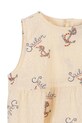 Body Konges Sløjd ELLIOT ROMPER GOTS béžová KS103065