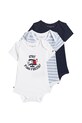 Tommy Hilfiger body niemowlęce 3-pack granatowy KN0KN02048.PPYA
