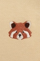 Detské bavlnené dupačky Donsje Adriaen Playsuit Red Panda béžová 3035602
