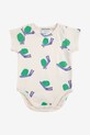Боді для немовлят Bobo Choses Funny Snail Для немовлят бежевий 125AB006