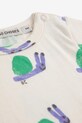 Боді для немовлят Bobo Choses Funny Snail 125AB006 бежевий SS25