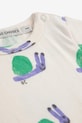 Bobo Choses body niemowlęce Funny Snail 125AB006 beżowy SS25
