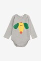 Bobo Choses body bebe Happy Dog 125AB113 gri SS25