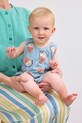 Bobo Choses pamut rugdalózó Morning Egg 125AB077 türkiz