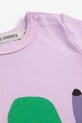 Хлопчик Боді для немовлят Bobo Choses Funny Snail 125AB114 фіолетовий