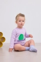 Bobo Choses body niemowlęce Funny Snail 125AB114 fioletowy