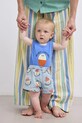 Fiú Bobo Choses gyerek body Morning Egg 125AB001 kék