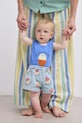 Fiú Bobo Choses gyerek body Morning Egg 125AB001 kék