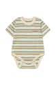 Bombažen body za dojenčka Tinycottons STRIPES MULTICOLOR BODY SS25.124 bež SS25