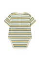 Deklice Bombažen body za dojenčka Tinycottons STRIPES MULTICOLOR BODY SS25.124 bež