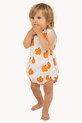 Tinycottons pamut baba body APPLES WOVEN BODY bézs SS25.200