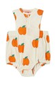 Tinycottons pamut baba body APPLES WOVEN BODY SS25.200 bézs SS25
