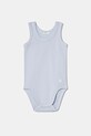 United Colors of Benetton body din bumbac pentru bebelusi 3-pack 3GI70B136.W.Reprop.PPYA albastru SS25