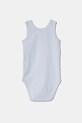 United Colors of Benetton body din bumbac pentru bebelusi 3-pack albastru 3GI70B136.W.Reprop.PPYA