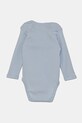 Bombažen body za dojenčka United Colors of Benetton 3-pack modra 3GI70B089.W.Reprop.PPYA