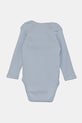 Bombažen body za dojenčka United Colors of Benetton 3-pack modra 3GI70B089.W.Reprop.PPYA