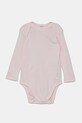 Deklice Bombažen body za dojenčka United Colors of Benetton 3-pack 3GI70B089.W.Reprop.PPYA roza