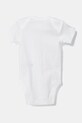 Bombažen body za dojenčka United Colors of Benetton 3-pack 3GI70B079.W.Reprop.PPYA roza SS25