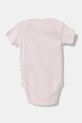 Deklice Bombažen body za dojenčka United Colors of Benetton 3-pack 3GI70B079.W.Reprop.PPYA roza