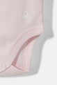 Bombažen body za dojenčka United Colors of Benetton 3-pack 3GI70B079.W.Reprop.PPYA roza